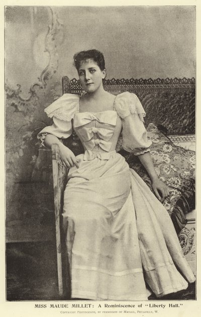 Miss Maude Millet: A Reminiscence of Liberty Hall by English Photographer