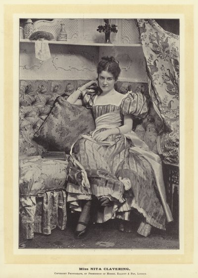 Miss Nita Clavering by English Photographer
