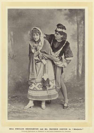 Miss Phyllis Broughton and Mr Hayden Coffin in Marjorie by English Photographer