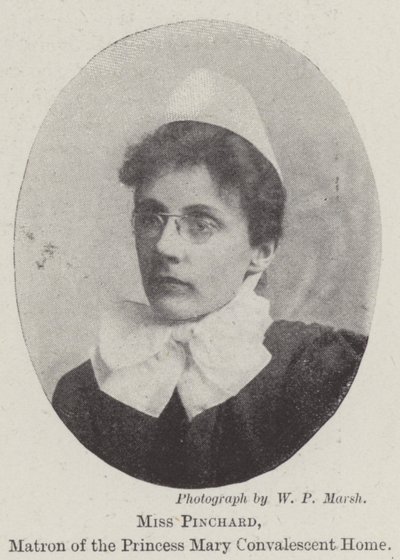 Miss Pinchard, Matron of the Princess Mary Convalescent Home by English Photographer