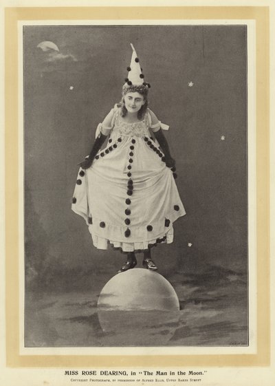 Miss Rose Dearing in The Man in the Moon by English Photographer