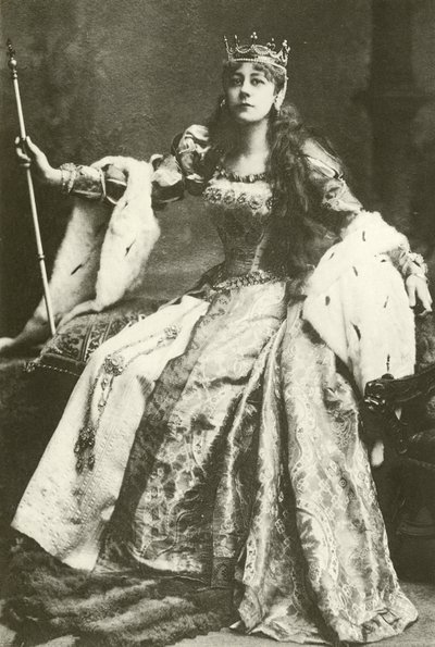Miss Violet Vanbrugh as Anne Boleyn by English Photographer