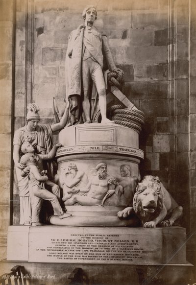 Monument to Vice Admiral Horatio Nelson by English Photographer