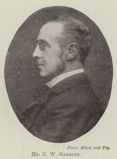 Mr E W Garrett by English Photographer