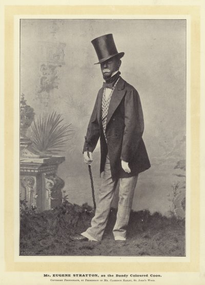 Mr Eugene Stratton as the Dandy Coloured Coon by English Photographer
