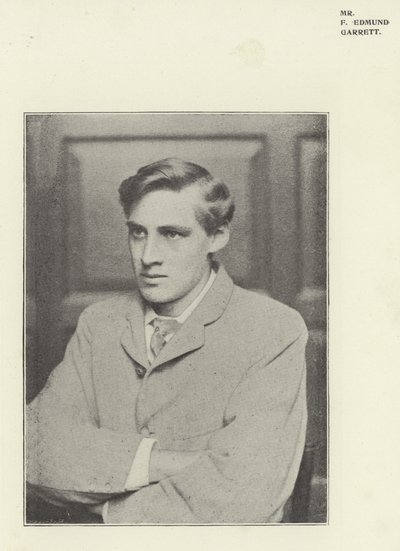 Mr F Edmund Garrett by English Photographer