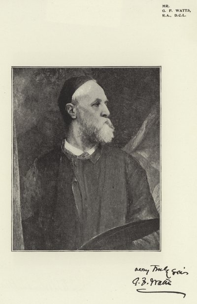 Mr G F Watts, RA, DCL by English Photographer