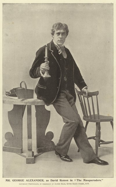 Mr George Alexander, as David Remon in The Masqueraders by English Photographer