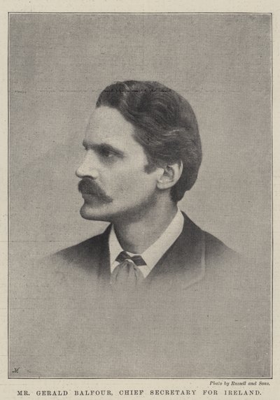 Mr. Gerald Balfour, Chief Secretary for Ireland by English Photographer