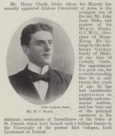 Mr H C Blake by English Photographer