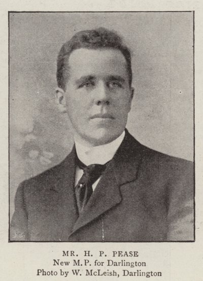 Mr. H. P. Pease by English Photographer