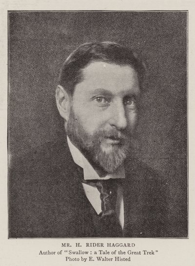 Mr H Rider Haggard, the Authors of our New Serial by English Photographer
