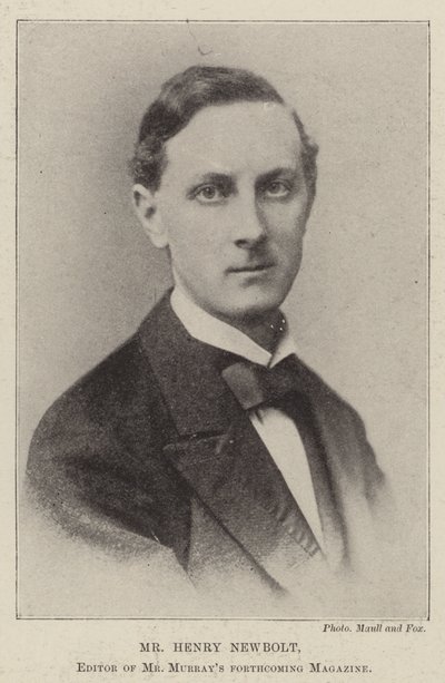 Mr Henry Newbolt, Editor of Mr Murray