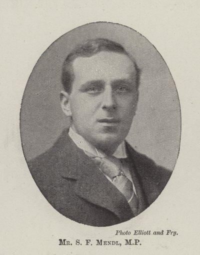 Mr S F Mendl, MP by English Photographer