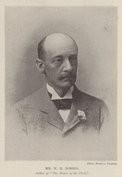 Mr W E Norris, Author of The Flower of the Flock by English Photographer