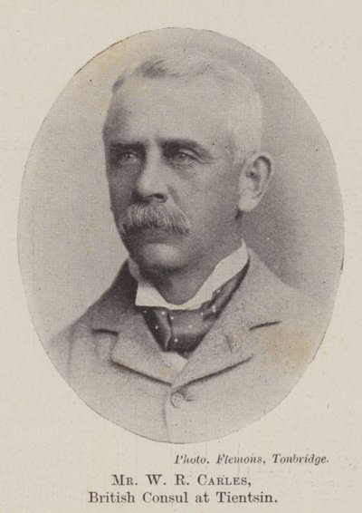 Mr W R Carles, British Consul at Tientsin by English Photographer