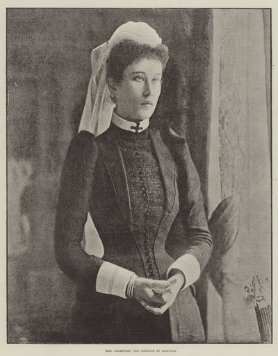 Mrs Grimwood, the Heroine of Manipur by English Photographer