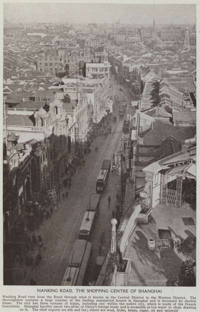 Nanking Road, the shopping centre of Shanghai by English Photographer