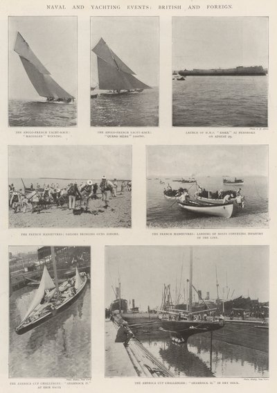 Naval and Yachting Events, British and Foreign by English Photographer