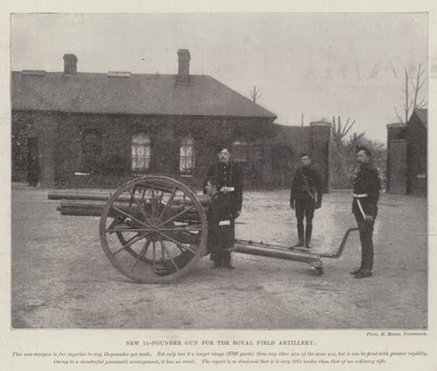 New 15-Pounder Gun for the Royal Field Artillery by English Photographer