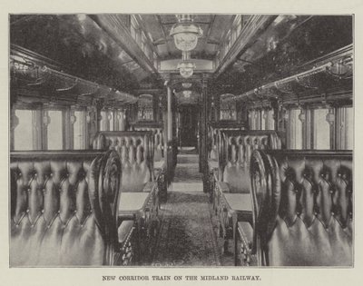 New Corridor Train on the Midland Railway by English Photographer