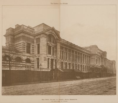 New Royal College of Science, South Kensington by English Photographer