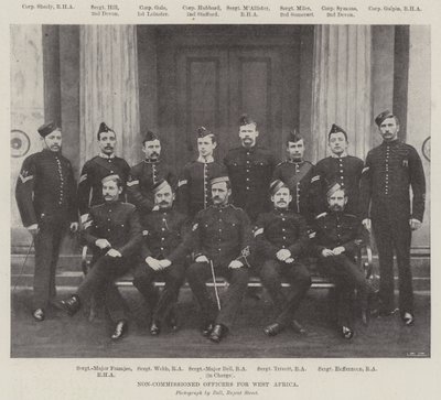 Non-Commissioned Officers for West Africa by English Photographer