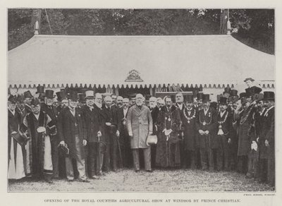 Opening of the Royal Counties Agricultural Show at Windsor by Prince Christian by English Photographer
