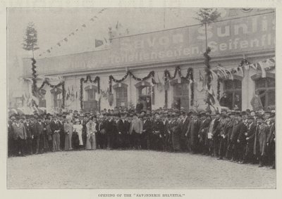 Opening of the Savonnerie Helvetia by English Photographer