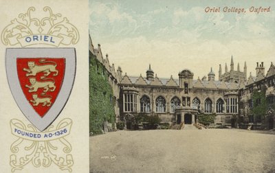 Oriel College, Oxford by English Photographer