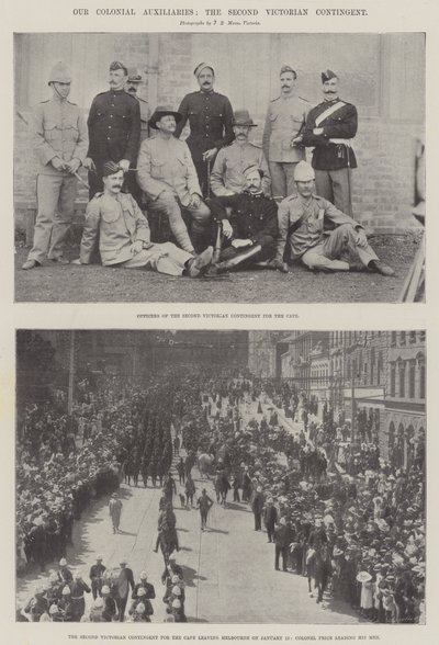 Our Colonial Auxiliaries, the Second Victorian Contingent by English Photographer