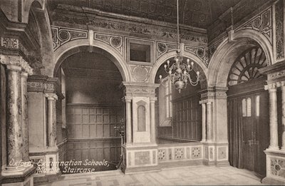 Oxford Examination Schools, Marble Staircase by English Photographer