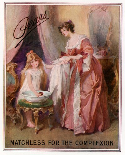 Pears Soap Advertisement. Matchless for the Complexion by English Photographer