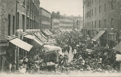 Petticoat Lane on Sunday Morning by English Photographer