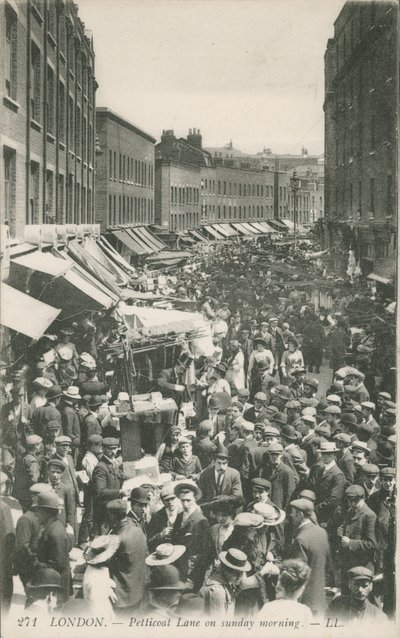 Petticoat Lane on Sunday Morning by English Photographer