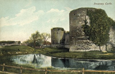 Pevensey Castle by English Photographer