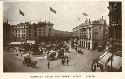 Piccadilly Circus and Regent Street, London by English Photographer