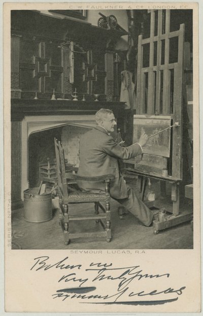 Portrait of Seymour Lucas by English Photographer