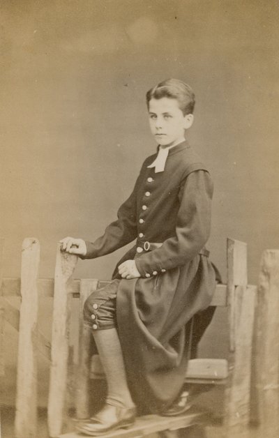 Portrait of a Pupil at Christs Hospital by English Photographer