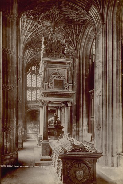 Tomb of Queen Mary by English Photographer