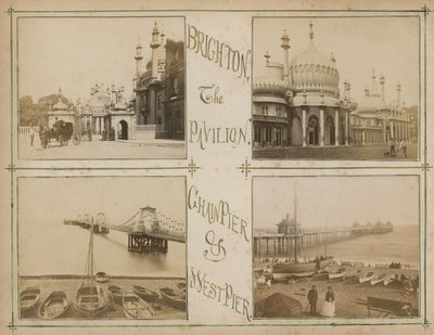 Postcard with images depicting views of Brighton by English Photographer