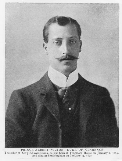 Prince Albert Victor, Duke of Clarence and Avondale (1864-92) by English Photographer
