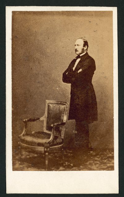 Prince Albert, Standing Behind a Chair by English Photographer