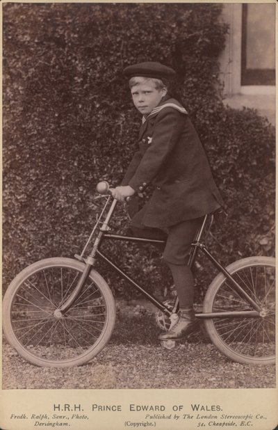 Prince Edward of Wales by English Photographer