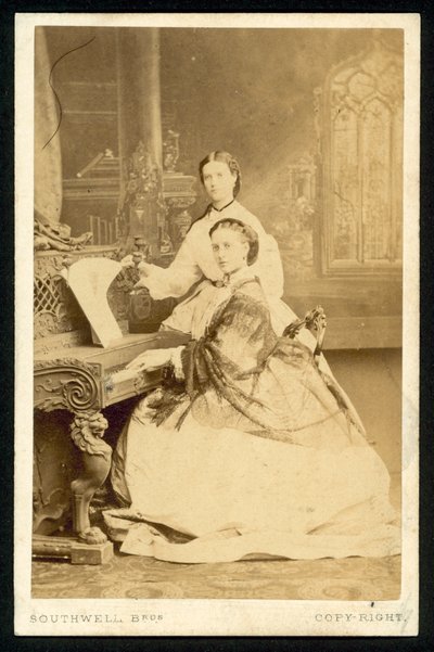 Princess Alexandra and Princess Dagmar by English Photographer