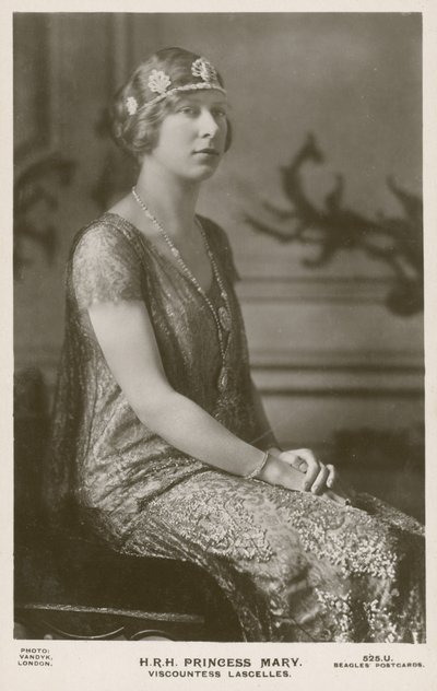 Princess Mary, Viscountess Lascelles by English Photographer