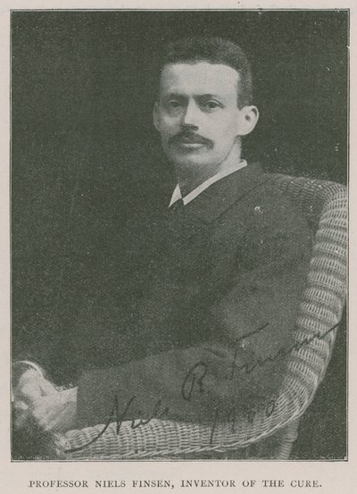 Professor Niels Finsen, inventor of the Light Cure by English Photographer