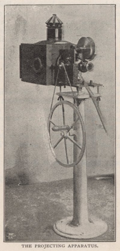 Projection Apparatus Used by R. W. Paul, Inventor of the Kinetoscope by English Photographer