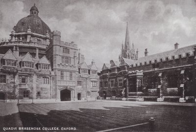 Quadrangle, Brasenose College, Oxford by English Photographer
