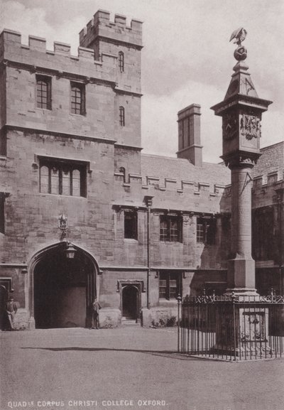Quadrangle, Corpus Christi College, Oxford by English Photographer